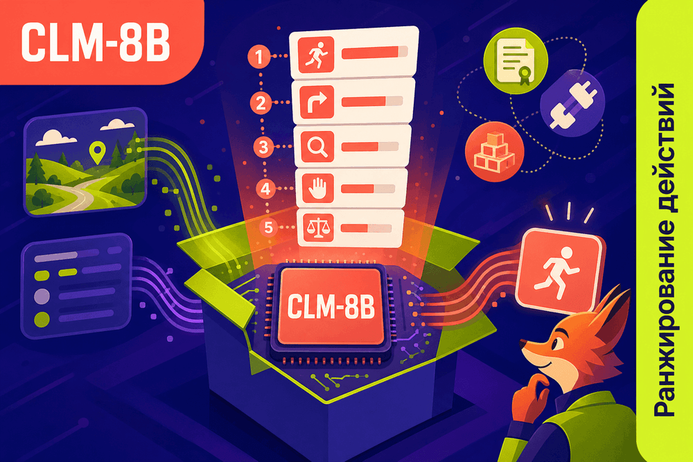 CLM-8B открыли под Apache 2.0 для ранжирования действий ИИ
