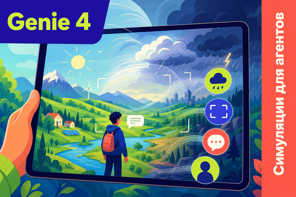 Google DeepMind представила Genie 4 — модель мира для симуляций в реальном време