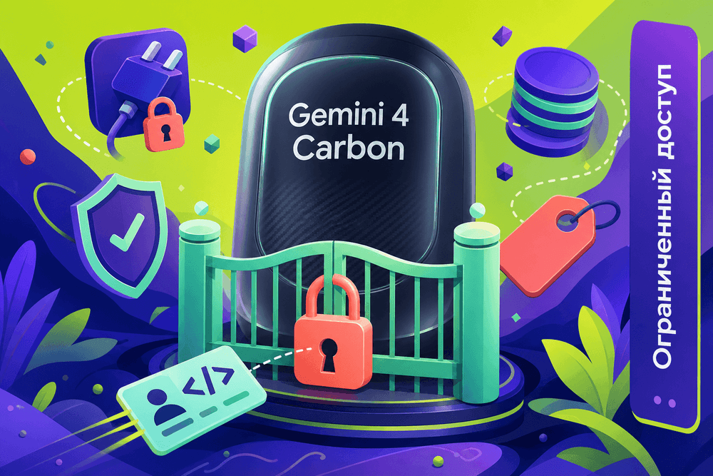Google представила Gemini 4 Carbon от $2 с ограниченным доступом