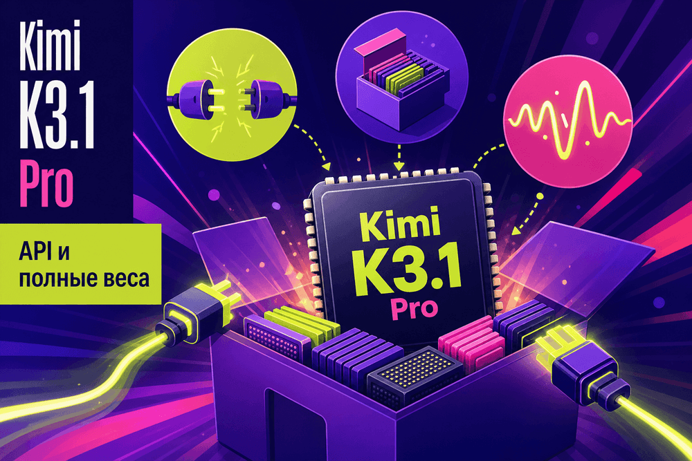 Kimi K3.1 Pro вышла в API, а полные веса обещаны к 4 ноября
