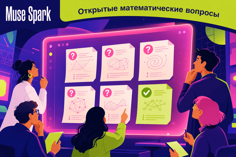 Meta опубликовала 6 математических работ с Muse Spark; 5 касаются открытых вопросов