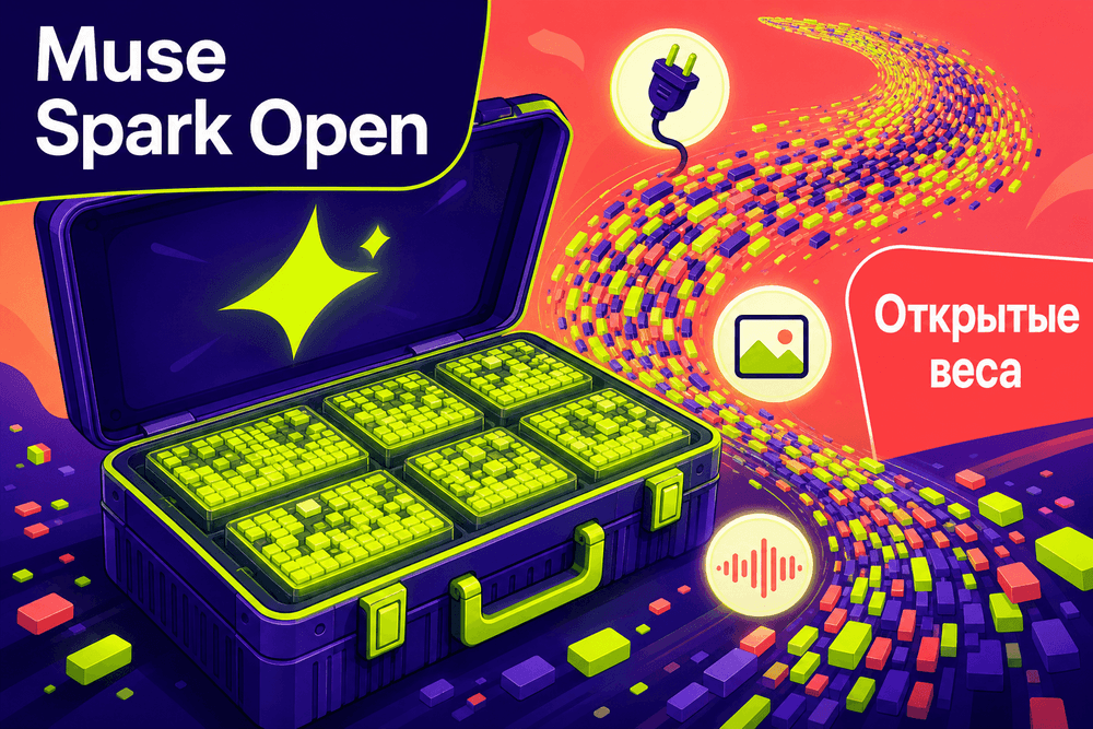 Meta открыла веса Muse Spark Open с контекстом в миллион токенов