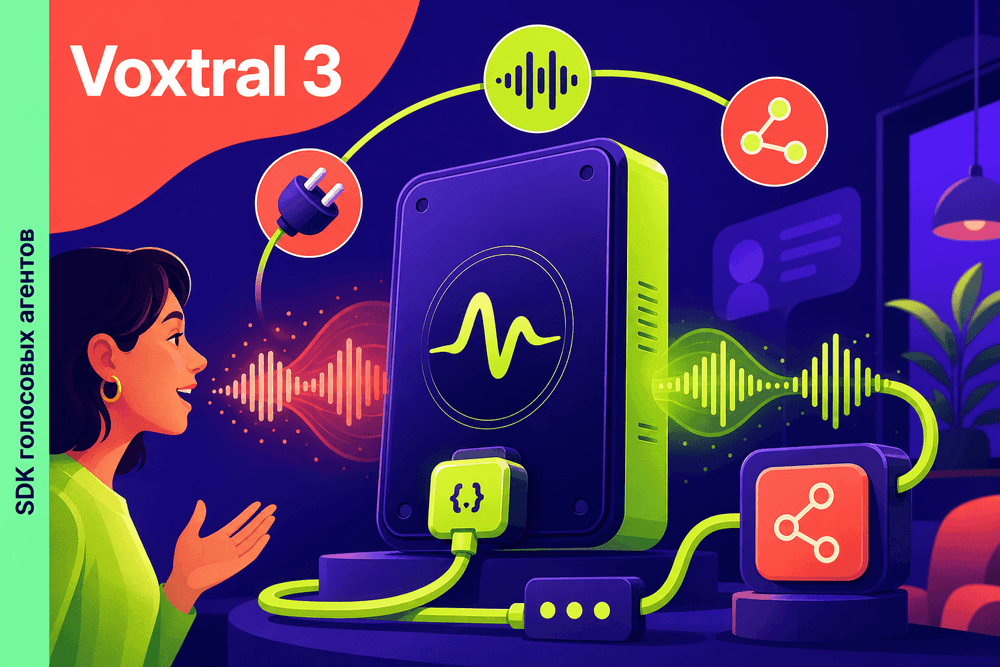 Mistral выпустила Voxtral 3 и SDK для голосовых агентов