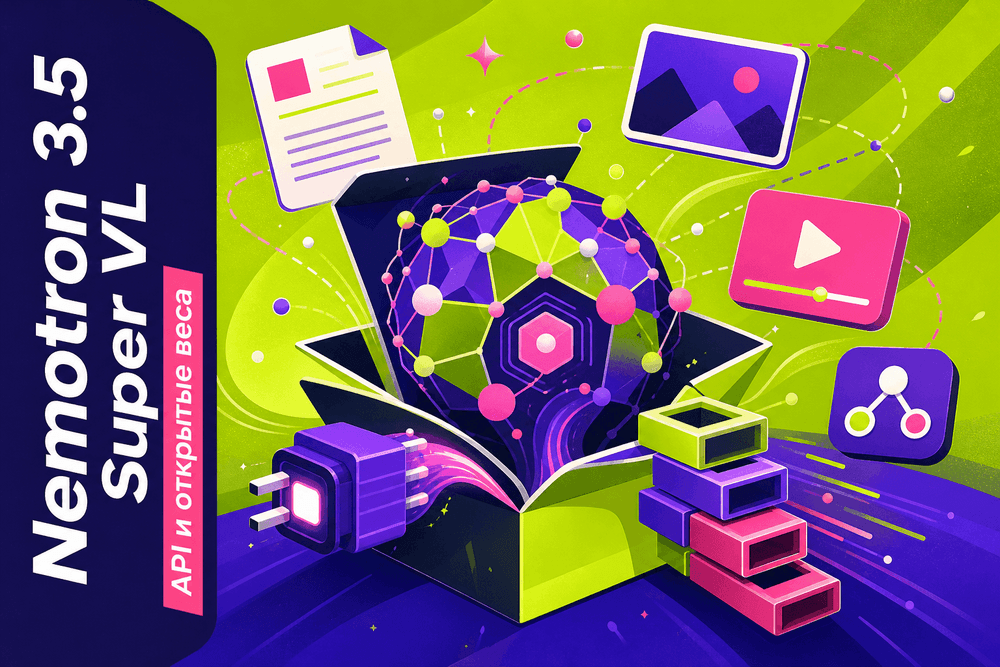 NVIDIA выпустила мультимодальную Nemotron 3.5 Super VL для агентных задач