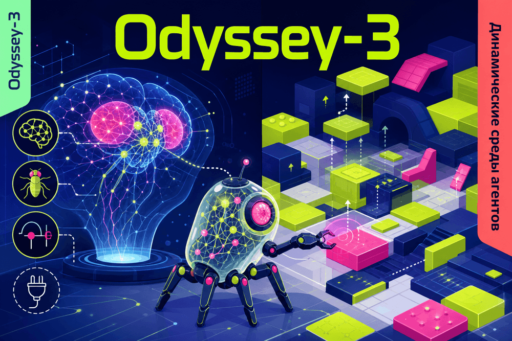 Odyssey показала симуляцию мозга мушки для агента в Odyssey-3