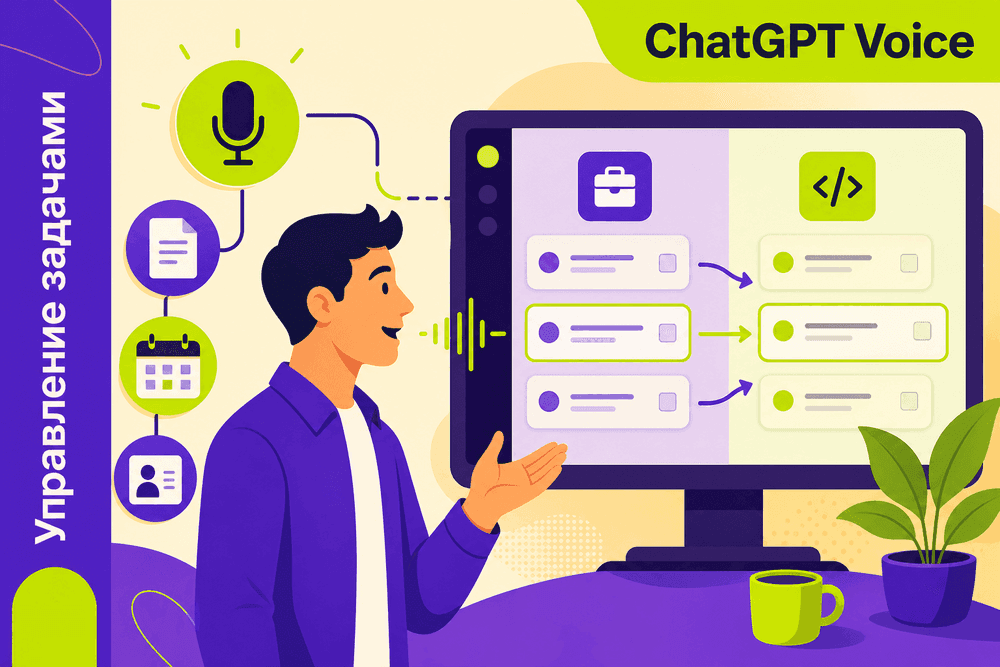 OpenAI добавила в ChatGPT Voice управление задачами Work и Codex