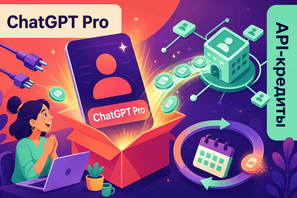 OpenAI добавила в подписки ChatGPT Pro и Business API-кредиты до $500