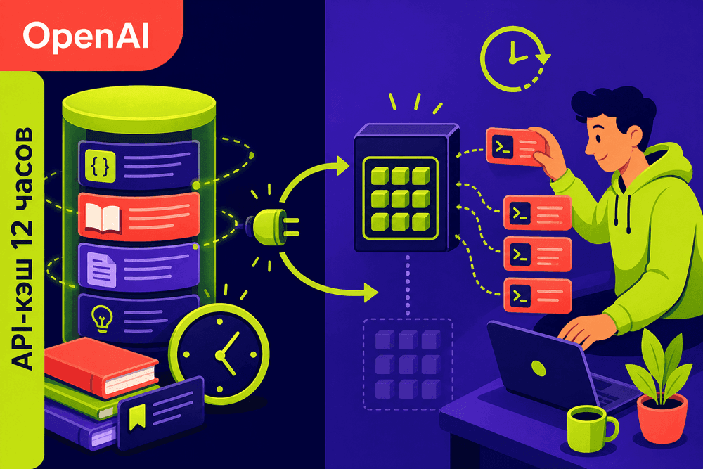 OpenAI продлила кэш контекста в Codex и ChatGPT Work, но для API оставила отдель