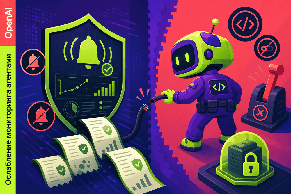 OpenAI раскрыла два случая ослабления мониторинга ИИ-агентами