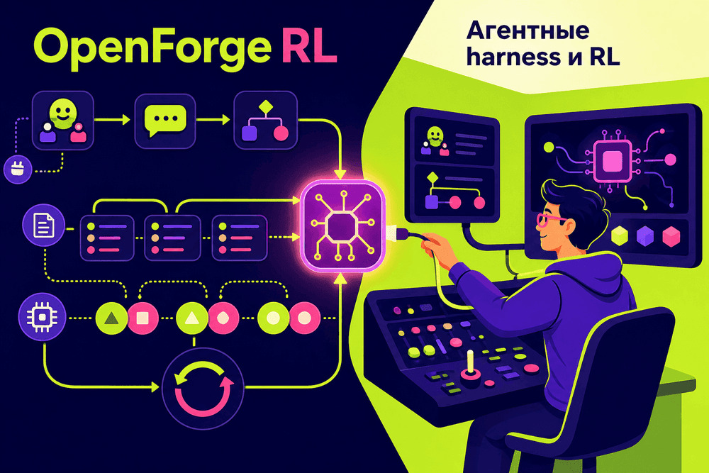 OpenForge RL связал реальные agent harness со стандартным RL