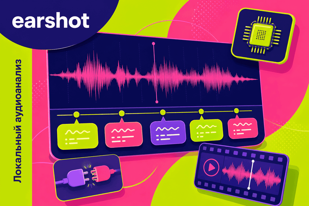 earshot открыли в публичный доступ как локальный аудиоанализ для ИИ-агентов