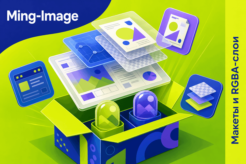 inclusionAI открыла две модели Ming-Image для макетов и RGBA-слоёв