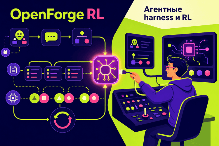 OpenForge RL связал реальные agent harness со стандартным RL